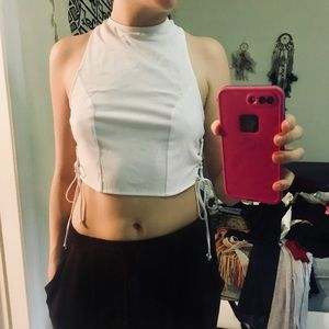 Wrap crop top. Never worn!
